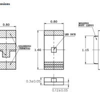 Lite-ON Blue LED SMD 0603