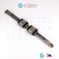 NSK Linear Motion Guide LM 15x9.5x294mm with 2x carriage [Surplus]