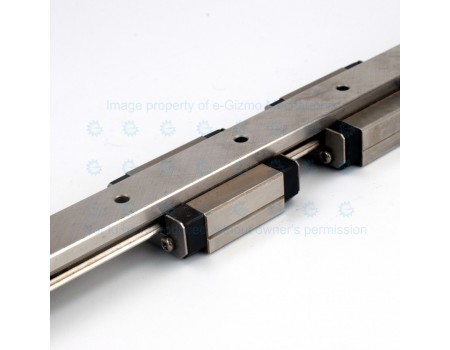 NSK Linear Motion Guide LM 15x9.5x294mm with 2x carriage [Surplus]
