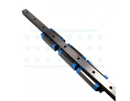 IKO LM Guide LWE25 x 773mm Rail + 3 Carriage Blocks
