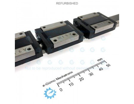 THK Linear Motion Guide LM 15x9.5x238mm with 3x carriage RSR15ZM [Refurbished]