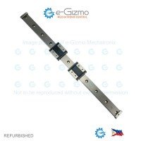 THK Linear Motion Guide LM 24x8.5x422mm with 2x carriage RSR12WZM [Refurbished]