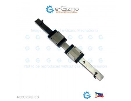 NSK Linear Motion Guide LM 15x9.5x240mm with 2x carriage [Refurbished]
