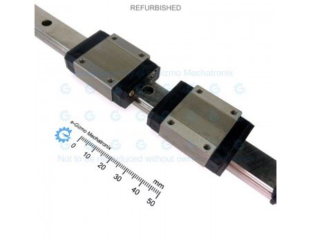NSK Linear Motion Guide LM 15x9.5x240mm with 2x carriage [Refurbished]