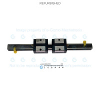 THK Linear Motion Guide LM 15x12.5x220mm with 2x carriage SSR15 [Refurbished]