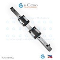 THK Linear Motion Guide LM 15x9.5x240mm with 2x carriage RSR15ZM [Refurbished]