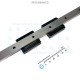 THK Linear Motion Guide LM 15x9.5x240mm with 2x carriage RSR15ZM [Refurbished]