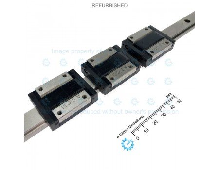 THK Linear Motion Guide LM 15x9.5x293mm with 3x carriage RSR15ZM [Refurbished]