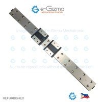 THK Linear Motion Guide LM 42x9.5x480mm with 2x carriage RSR15WZM [Refurbished]
