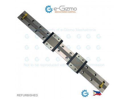 IKO Linear Motion Guide LM 42x10x438mm with 2x carriage LWLF42 [Refurbished]