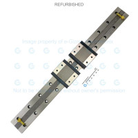 IKO Linear Motion Guide LM 42x10x438mm with 2x carriage LWLF42 [Refurbished]