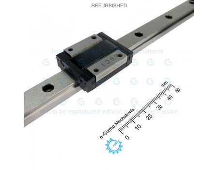 THK Linear Motion Guide LM 15x9.5x294mm with 1x carriage RSR15ZM [Refurbished]