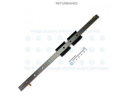 THK Linear Motion Guide LM 12x7.5x283mm with 2x carriage RSR12ZM [Refurbished]