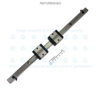 THK Linear Motion Guide LM 15x12.5x338mm with 2x carriage SSR15 [Refurbished]