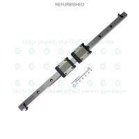 THK Linear Motion Guide LM 15x9.5x349mm with 2x carriage SRS15M [Refurbished]