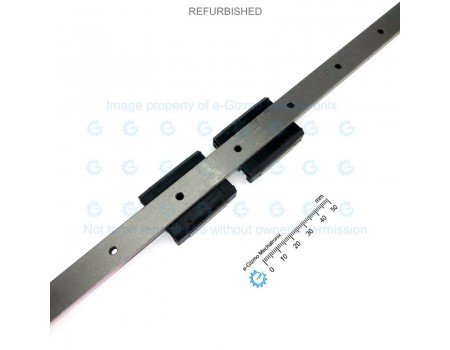 THK Linear Motion Guide LM 15x9.5x349mm with 2x carriage SRS15M [Refurbished]