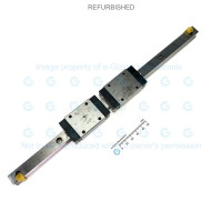 Rexroth Linear Motion Guide LM 15x16x323mm with 2x carriage [Refurbished]