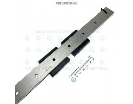 THK Linear Motion Guide LM 24x8.5x309mm with 2x carriage SRS12WM [Refurbished]