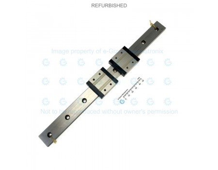 Misumi Linear Motion Guide LM 24x8x309mm + 2x carriage SSEBW-14  [Refurbished]
