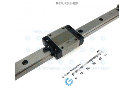 THK Linear Motion Guide LM 15x9.5x229mm with 1x carriage RSR15VM [Refurbished]