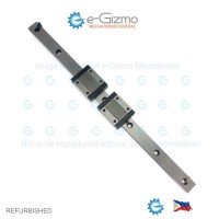 IKO Linear Motion Guide LM 20x11x389mm with 2x carriage LWL20B [Refurbished]