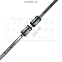 THK Linear Motion Guide LM 15x12.5x518mm with 2x carriage SSR15 [Refurbished]