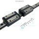 THK Linear Motion Guide LM 15x12.5x518mm with 2x carriage SSR15 [Refurbished]