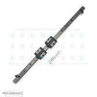 THK Linear Motion Guide LM 15x12.5x407mm with 2x carriage SR15V [Refurbished]