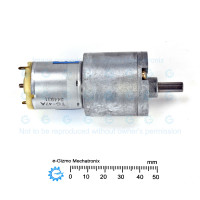 Tsukasa High Torque DC Gear Motor 24V 19.4rpm 3.6W  TG-47A-LG-224-KA