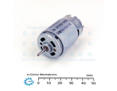 6-16.2VDC 50W 12500rpm High Torque DC Motor HC385XLG Type with Flux Yoke (A)
