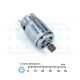 6-16.2VDC 50W 12500rpm High Torque DC Motor HC385XLG Type with Pinion Gear
