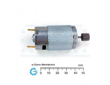 LODA 6-16.2VDC 50W 11600rpm High Torque DC Motor LD-2847RCD2-50 with Pinion Gear