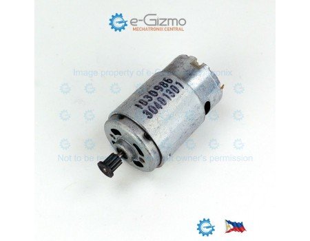6-16.2VDC 10000rpm High Torque DC Motor 1030986 with Pinion Gear