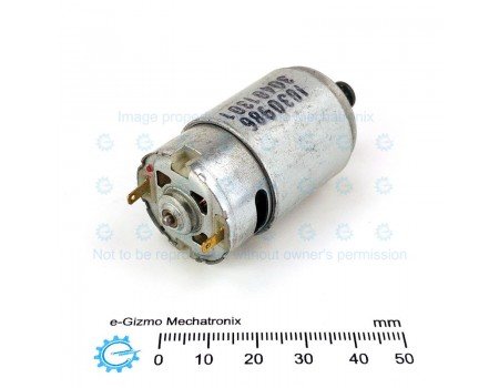 6-16.2VDC 10000rpm High Torque DC Motor 1030986 with Pinion Gear