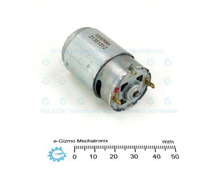 6-16.2VDC 10000rpm High Torque DC Motor 1030986 RS395 Type