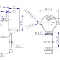 5V Unipolar Type Stepper Motor 64 steps per revolution 28BYJ-48