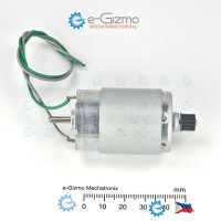 12-24V 6000rpm High Torque DC Motor Double Shaft Magnetic Shield