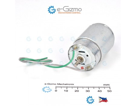 12-24V 6000rpm High Torque DC Motor Double Shaft Magnetic Shield