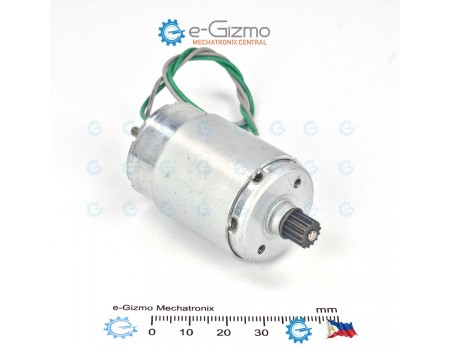12-24V 6000rpm High Torque DC Motor Double Shaft Magnetic Shield