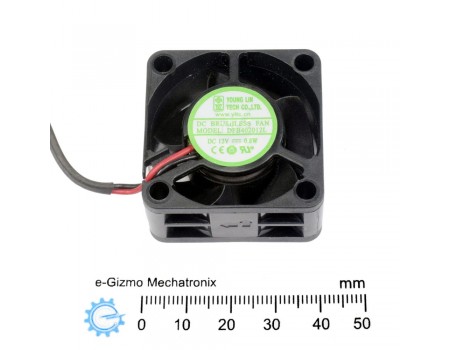 YLTC DC Brushless Fan 12V 0.8W 40mm