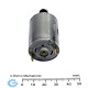12-24V 12000rpm High Torque DC Motor RS385-ST