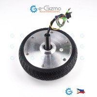 6.5-inch 350W BLDC Hub Motor 36V Solid Tires DIY Projects