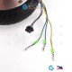 6.5-inch 350W BLDC Hub Motor 36V Solid Tires DIY Projects