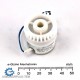 Ogura 24V Electromagnetic Clutch 27 Teeth Gear
