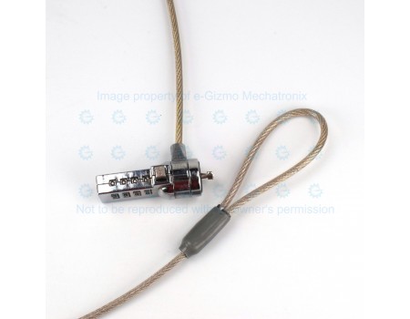 Budget Cable Lock for Laptops Combination Lock 1.05M