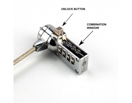 Budget Cable Lock for Laptops Combination Lock 1.05M