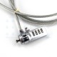 Budget Cable Lock for Laptops and Other Stuffs Combination Lock 1.5M Length