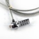 Budget Cable Lock for Laptops and Other Stuffs Combination Lock 1.5M Length