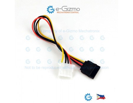 SATA Power Cable for Internal HDD with Female Molex Termination