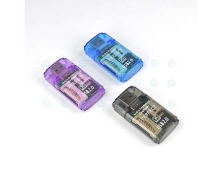 USB Card Reader 4-in-1 Micro SD/TF M2 MS/MS PRO Duo